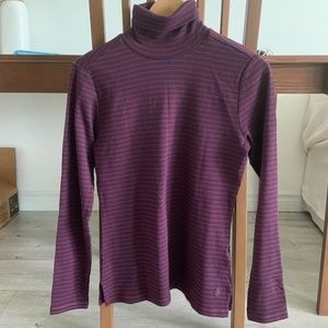 Royal Robbins Stripped Turtleneck Size S